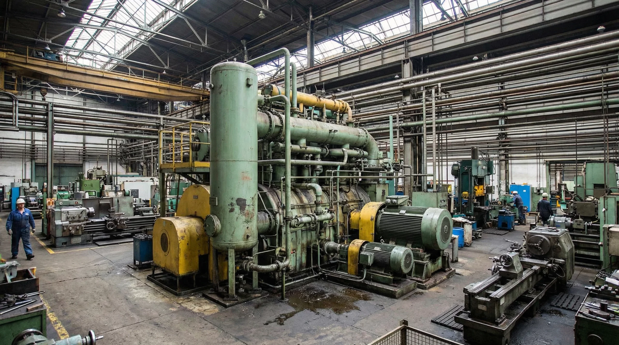 Air Compressor In the Plant