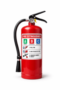 Safe Construction Jobsite - Fire Extinguisher
